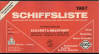Die Deutsche Schiffsliste 1987 (1 St.) Eckardt & Messtorff